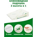 Клиновидная подушка при ГЭРБ VITADREAM Premium 80/70/20 (опциональная) - изображение