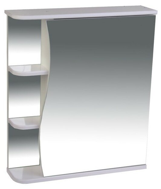 Альтерна Зеркало-шкаф "тура" 6001, 60 х 15,4 х 83,2 см