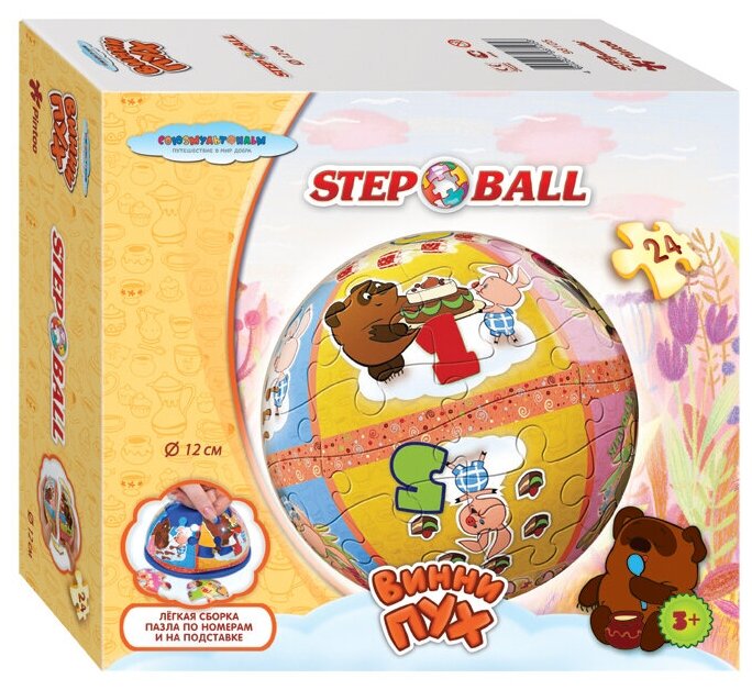 3D-пазл Step puzzle StepBall Союзмультфильм Винни Пух (98105), 24 дет., 12 см