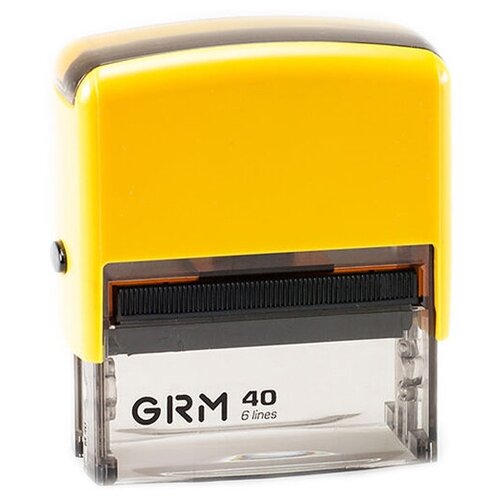 GRM 40. Оснастка для штампа, 59х23мм, корпус жёлтый