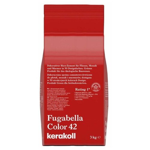 Затирка цементно-смоляная Kerakoll Fugabella Color 42 3 кг