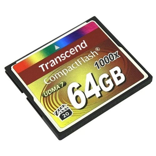 Карта памяти Transcend TS64GCF1000 CF 64GB 1000X