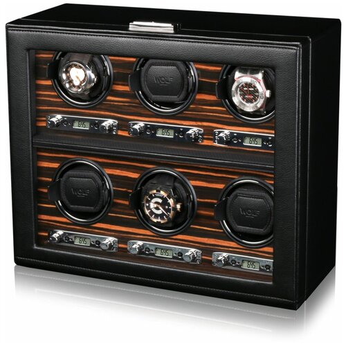 фото Шкатулка для хранения и подзавода 6-ти часов wolf design 459256