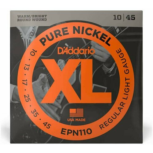 D'Addario EPN110 Regular Light Струны для электрогитары