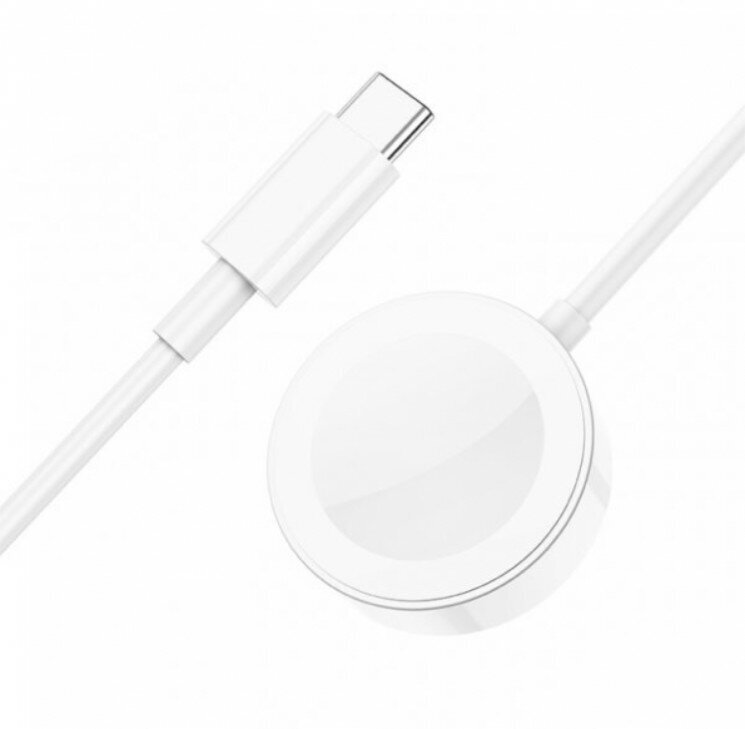 Кабель магнитная зарядка Type-c/ USB-C для зарядки часов Apple Watch 1/2/3/4/5/6/7/SE, 1 м