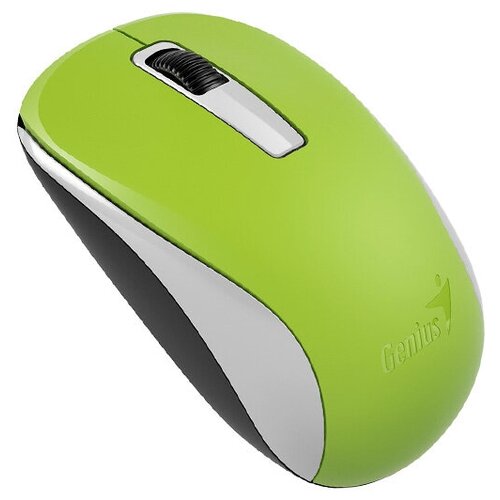 Беспроводная мышь Genius NX-7005, зеленый genius мышь nx 8000s black беспроводная бесшумная 3 кнопки для правой левой руки сенсор blue eye частота 2 4 ghz 31030025400