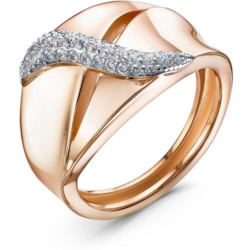 фото Золотое кольцо berger б110151 с фианитом diamant-online