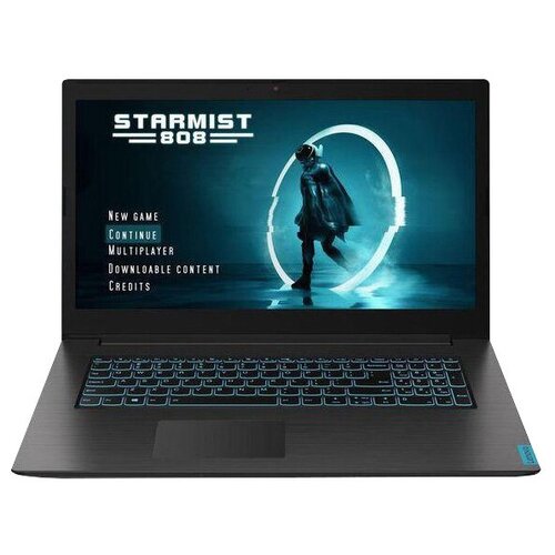 173 Ноутбук Lenovo Ideapad Gaming L340-17IRH 1920x1080 Intel Core i7 9750H 26 ГГц RAM 16 ГБ DDR4 SSD 512 ГБ NVIDIA GeForce GTX 1650 DOS 81LL003RRK black 6155000₽