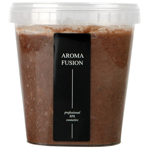 AROMA FUSION Соляной скраб для тела Шоколад и Кофе, 1000 г Арома Фьюжн