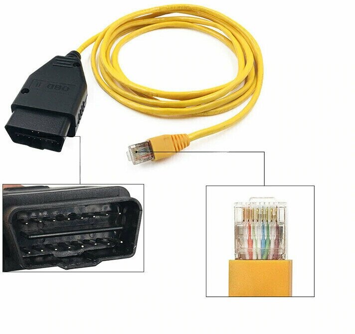 Автосканер-программатор для BMW - ENET (Ethernet to OBD) для F / G - series RUS/ENG