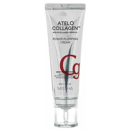 MISSHA Крем для лица с коллагеном Atelo Collagen 500 Power Plumping Cream, 40мл