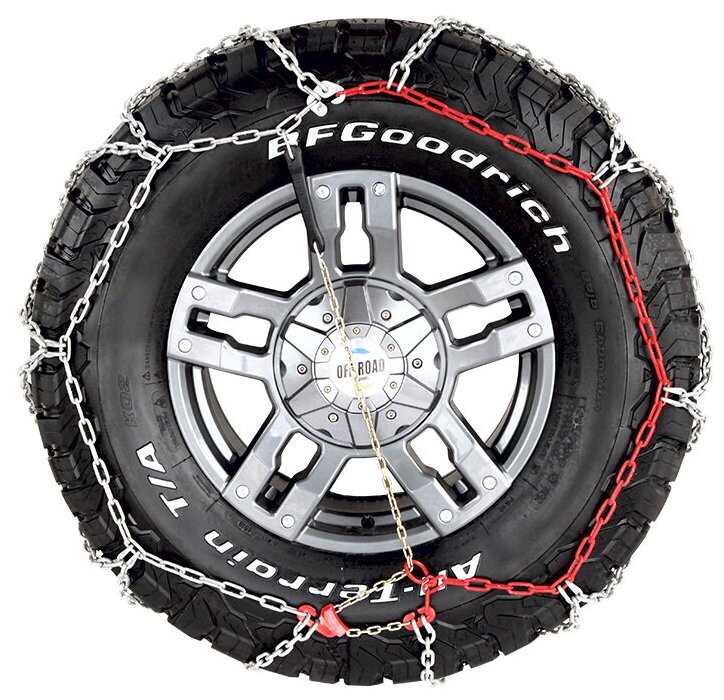 Цепи противоскольжения РИФ 4х4 "соты" 16 мм, 215/60R17, 215/70R16, 225/50R18, 225/65R16 (к-т 2 шт.)