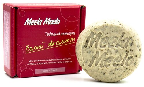 Meela Meelo твердый шампунь Белый эвкалипт, 85 г, 85 мл