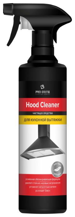 Pro Brite 1503-05 «Hood cleaner, Чистящее средство для кухонной вытяжки» 0,5л - фотография № 1