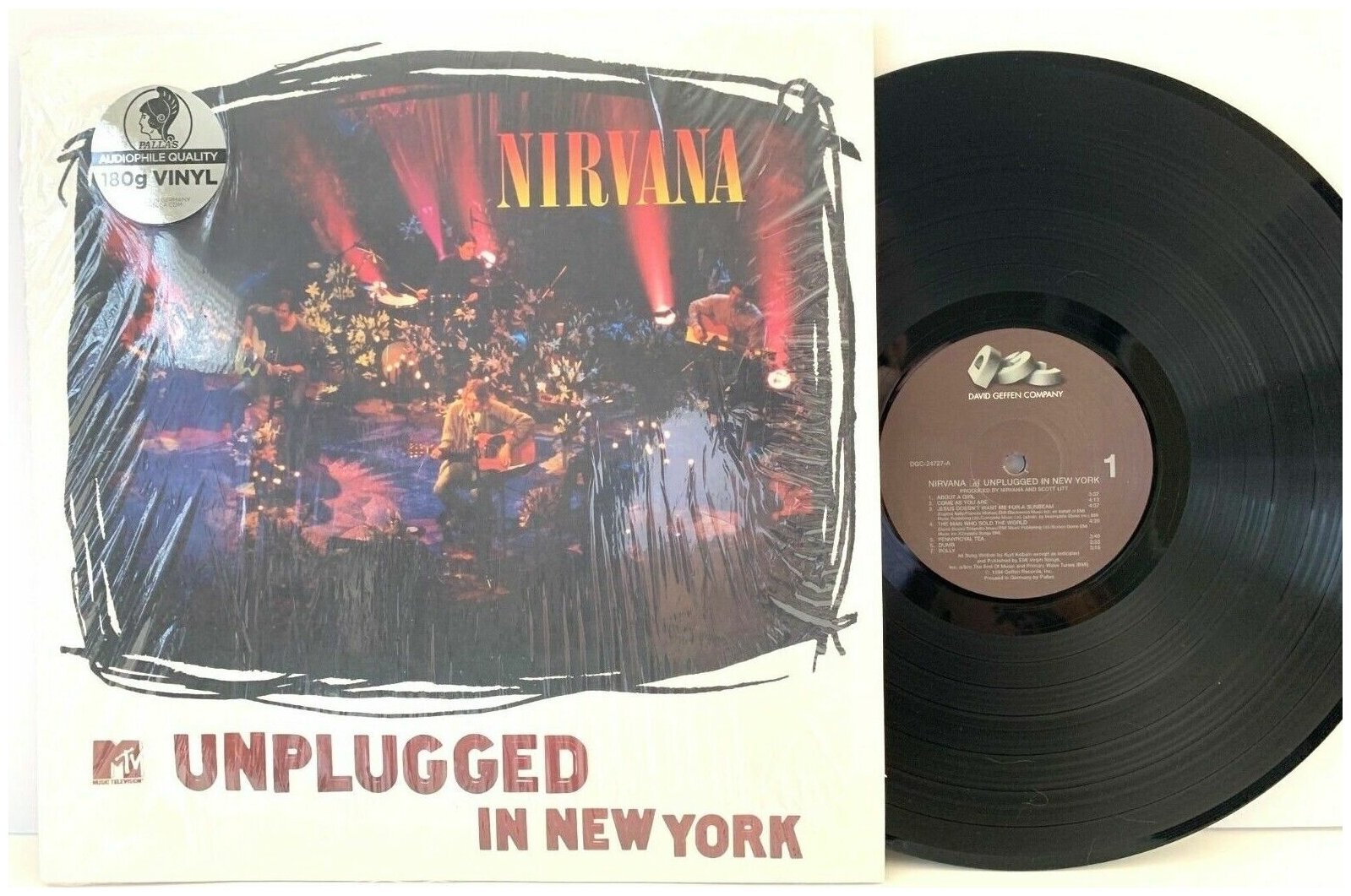 Nirvana MTV Unplugged In New York Виниловая пластинка UMC/Geffen - фото №5