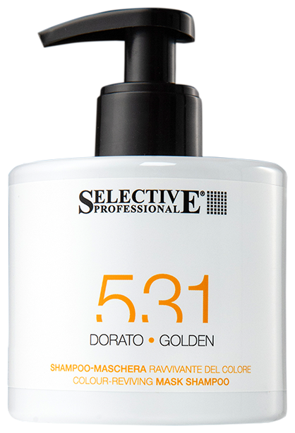Selective Professional шампунь-маска для волос 531 Golden золотистый, 275 мл