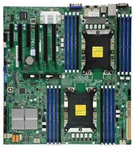 Серверная платформа 2U Supermicro SYS-6029P-TRT (2x3647, C622, 16xDDR4, 8x3.5" HS, 2x10GE, 2x1000W, Rail)