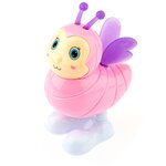 Игрушка для малышей пчелка розовая заводная - изображение