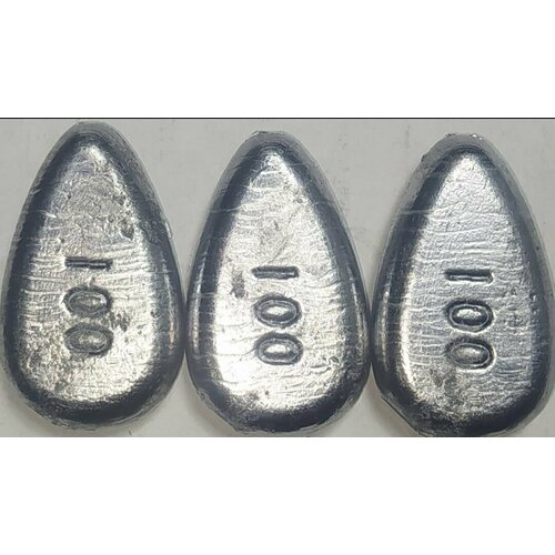 фото Набор грузил "ложка" скользящая 150 грамм (3 штуки) нет бренда