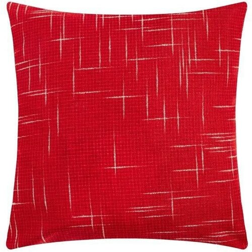 Наволочка декоративная Классика цвет красный 43 43 см 100 пэ 1170₽