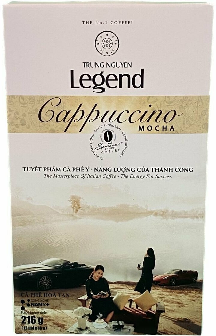 Вьетнамский растворимый кофе Trung Nguyn Legend Cappuccino Mocha (12шт по 18г) - 216г - фотография № 12
