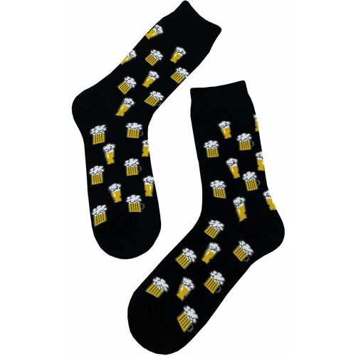 фото Носки , размер 41, черный, желтый country socks