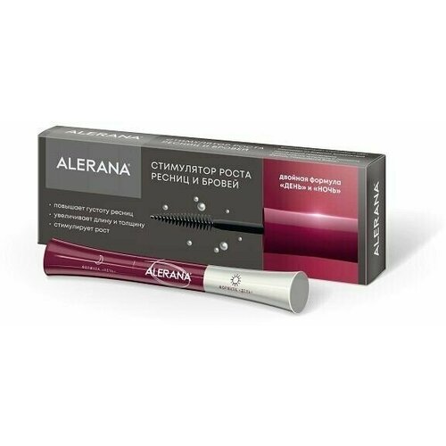 Стимулятор роста ресниц и бровей AleranaАлерана 6мл 2шт 819₽