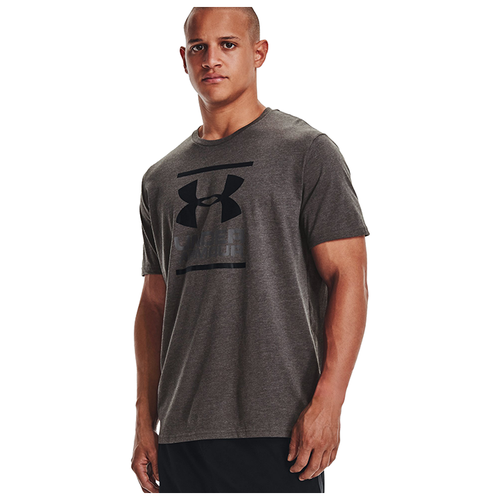 Футболка Under Armour, размер S, серый футболка under armour ua gl foundation ss t black white red md