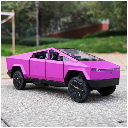 Металлическая модель Tesla Cybertruck