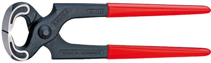 Кусачки торцевые плотницкие, 160 мм, фосфатированные, обливные ручки Knipex KN-5001160