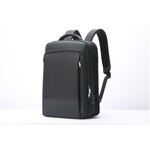 Рюкзак трансформер BOPAI черный городской портфель для работы, командировки и путешествий, для ноутбука 14