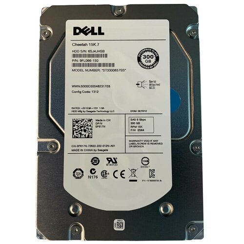 Жесткие диски Seagate Жесткий диск Seagate 300GB SAS 15K 9FL066-150 жесткий диск seagate 300gb sas 15k 9z1066 052