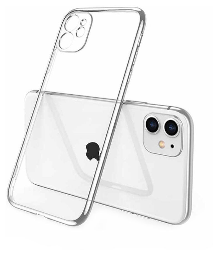 Силиконовый ударопрочный чехол для iPhone 11/ прозрачный чехол на iPhone