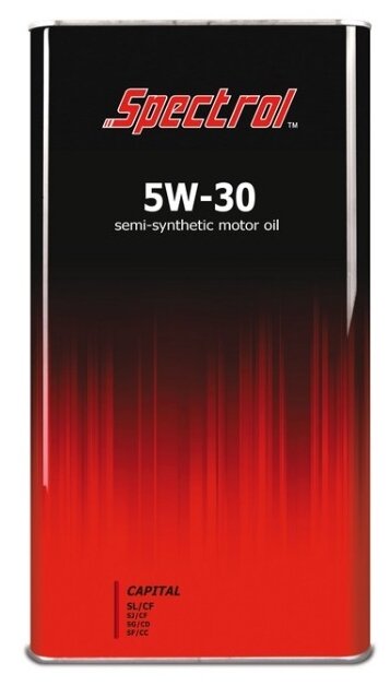 Спектрол Масло моторное Капитал 5W30 SL/CF п/с 5л