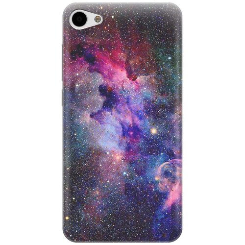 фото Cиликоновый чехол на meizu u10 / мейзу ю10 с принтом "открытый космос" gosso