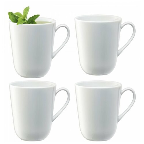 Набор из 4 чашек LSA Dine P188-14-517 белый