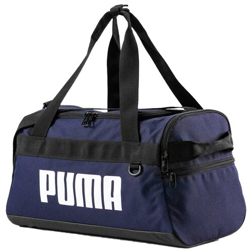 Сумка спортивная PUMA, 22 л, 24х23.5х42 см, плечевой ремень, синий