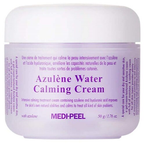 Medi-Peel Azulene Water Calming Cream Легкий успокаивающий гель-крем для лица с азуленом, 50 мл