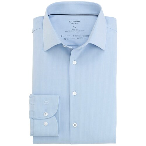 фото Рубашка мужская olymp level five body fit 24/seven голубая арт. 20662411