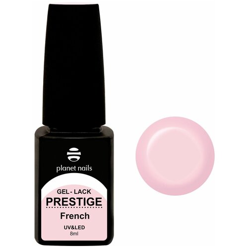 Planet nails Гель-лак Prestige French, 8 мл, 336 дымчатая роза гель лак planet nails prestige french 336 8 мл
