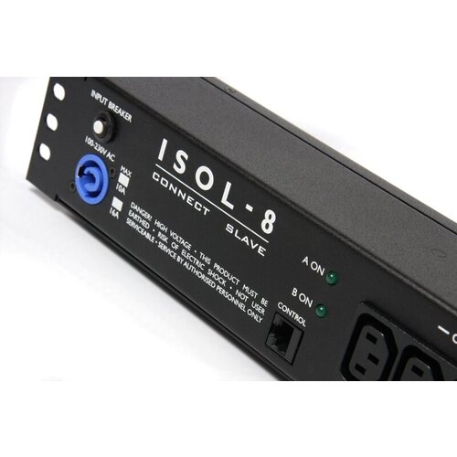 Isol-8 Connect Slave IEC 2x4 black сетевой фильтр isol 8 connect slave iec 2x4 black