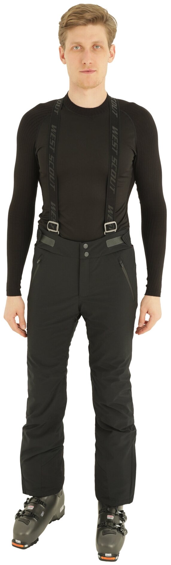 брюки West scout Mars M, карманы, мембрана, регулировка объема талии, утепленные, водонепроницаемые
