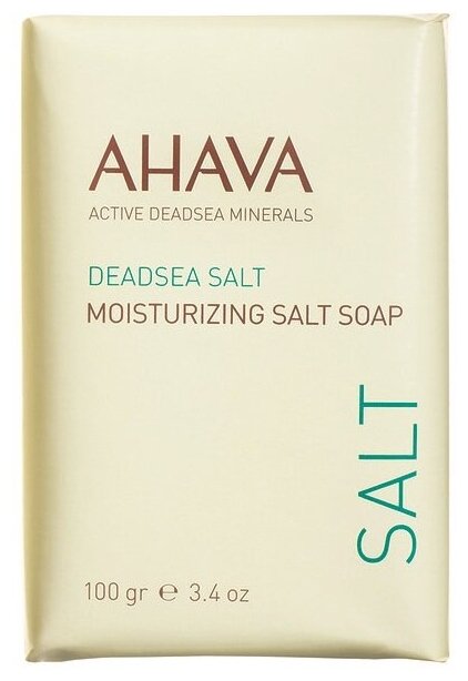 AHAVA Мыло кусковое Deadsea Salt, 100 мл, 100 г