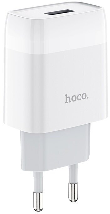 Сетевое зарядное устройство 1USB 2.1A Hoco C72A White