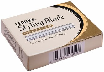 Лезвия для опасной бритвы Feather лезвия для бритвы шаветт Feather Styling Blade Regular Type Ex