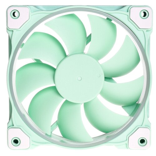 Вентилятор для корпуса ID-COOLING ZF-12025, mint green вентилятор для корпуса id cooling xf 12025 rgb черный rgb