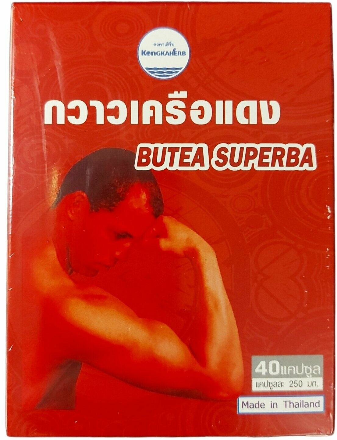 Тайские капсулы "Butea superba" Kongka Herb для улучшения мужского здоровья 40 шт.