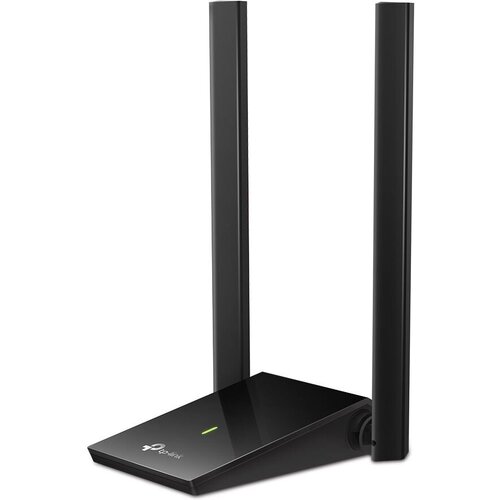 Wi-Fi адаптер TP-Link Archer T4U Plus, черный сетевая карта tp link archer t4u 802 11ac 867мбит с 2 4 и 5ггц usb