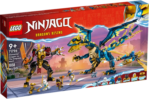 Конструктор LEGO Ninjago 71796 Elemental Dragon vs. The Empress Mech, 1038 дет.