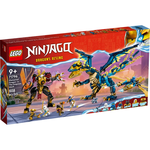 фото Конструктор lego ninjago 71796 elemental dragon vs. the empress mech, 1038 дет.